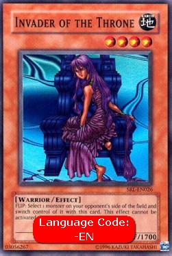 Invader of the Throne (V.3 - Super Rare)