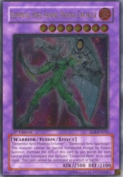 Elemental HERO Shining Phoenix Enforcer (V.2 - Ultimate Rare)