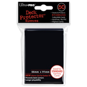 50 Ultra Pro Deck Protector Sleeves (Black)