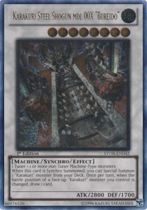 Karakuri Steel Shogun mdl 00X "Bureido" (V.2 - Ultimate Rare)