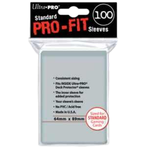 100 Ultra Pro Pro-Fit Sleeves (Version 1)