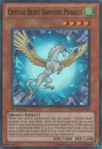 Crystal Beast Sapphire Pegasus