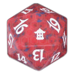 Red Saviors of Kamigawa D20 Die