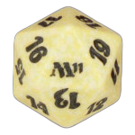 White Magic 2011 D20 Die