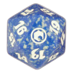 Blue Scars of Mirrodin D20 Die