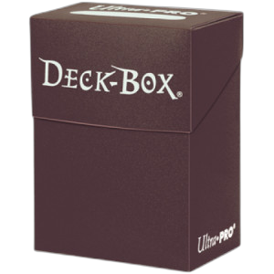 Ultra-Pro Solid Brown Deckbox