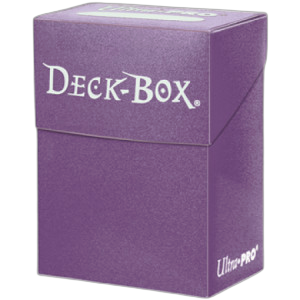 Ultra-Pro Solid Purple Deckbox