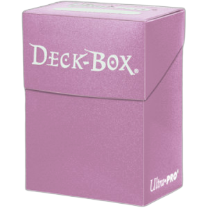 Ultra-Pro Solid Pink Deckbox