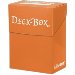 Ultra-Pro Solid Orange Deckbox