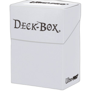 Ultra-Pro Solid White Deckbox