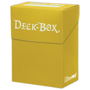 Ultra-Pro Solid Yellow Deckbox