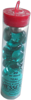 Chessex Teal Gaming Stones