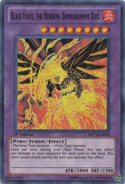 Blaze Fenix, the Burning Bombardment Bird