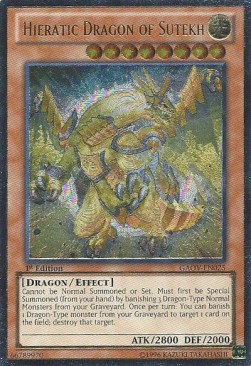 Hieratic Dragon of Sutekh (V.2 - Ultimate Rare)