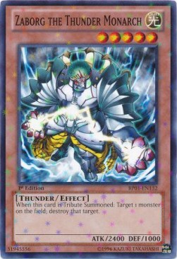 Zaborg the Thunder Monarch (V.2 - Starfoil Rare)