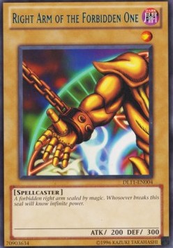 Right Arm of the Forbidden One (V.1 - Rare)