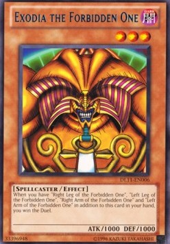 Exodia the Forbidden One (V.1 - Rare)