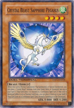 Crystal Beast Sapphire Pegasus