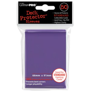 50 Ultra Pro Deck Protector Sleeves (Purple)