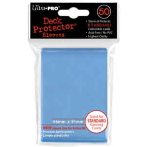 50 Ultra Pro Deck Protector Sleeves (Light Blue)