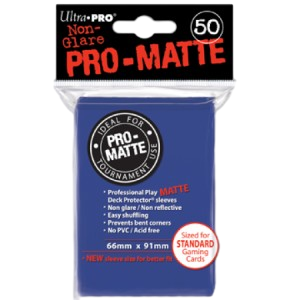 50 Ultra Pro Pro-Matte Sleeves (Blue)