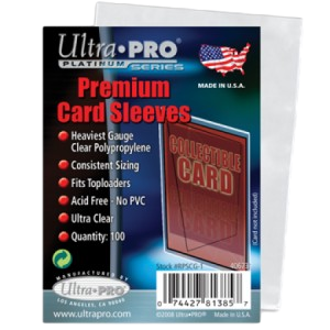 100 Ultra Pro Premium sleeves (Translucent)