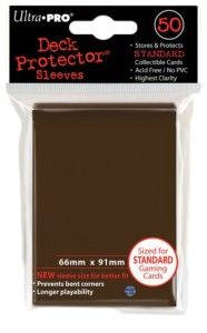 50 Ultra Pro Deck Protector Sleeves (Brown)