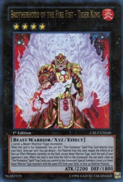 Brotherhood of the Fire Fist - Tiger King (V.1 - Ultra Rare)