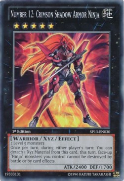 Number 12: Crimson Shadow Armor Ninja (V.1 - Common)