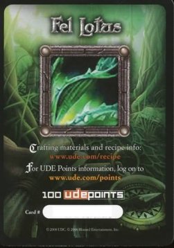 Fel Lotus (100 UDE Points)