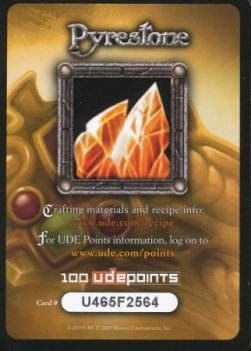 Pyrestone (100 UDE Points)