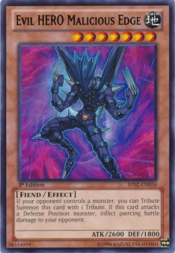 Evil HERO Malicious Edge (V.2 - Rare)