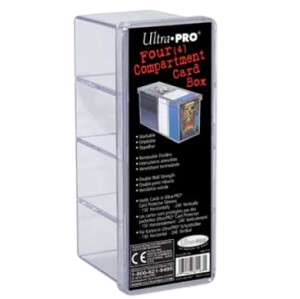 Ultra-Pro: 4-Compartment Card Box