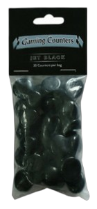 Arcane Tinmen Gaming Stones ("Jet" Black)