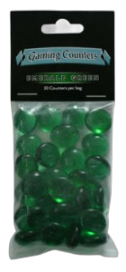 Arcane Tinmen Gaming Stones ("Emerald" Green)