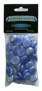 Arcane Tinmen Gaming Stones ("Marble" Blue)