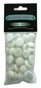 Arcane Tinmen Gaming Stones ("Pearl" White)