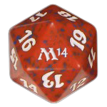 Magic 2014: D20 Die (Red)