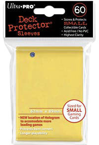 60 Small Ultra Pro Deck Protector Sleeves (Yellow)