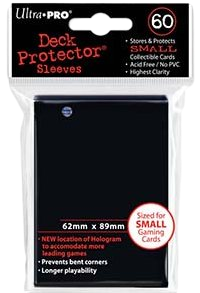 60 Small Ultra Pro Deck Protector Sleeves (Black)