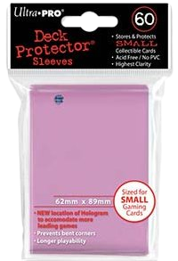 60 Small Ultra Pro Deck Protector Sleeves (Pink)