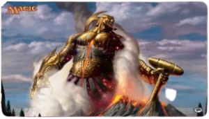 Theros: "Purphoros, God of the Forge" Playmat