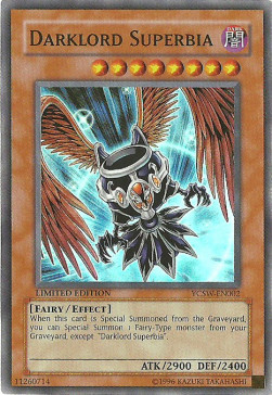 Darklord Superbia (V.1 - Super Rare)