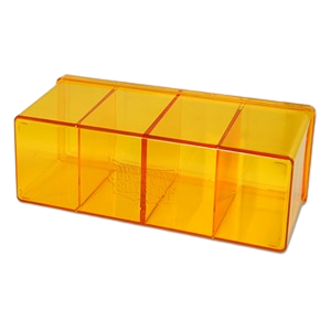 Dragon Shield: 4-Compartment Card Box (Yellow)