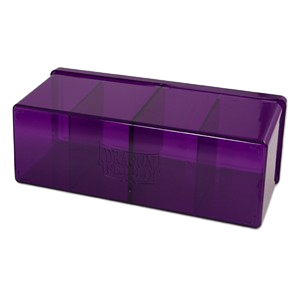 Dragon Shield: 4-Compartment Card Box (Purple)