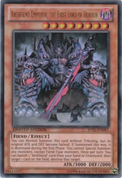 Archfiend Emperor, the First Lord of Horror (V.2 - Ultra Rare)