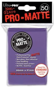 50 Ultra Pro Pro-Matte Sleeves (Purple)