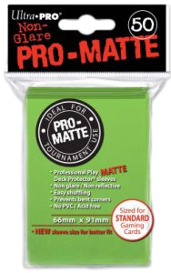 50 Ultra Pro Pro-Matte Sleeves (Light Green)