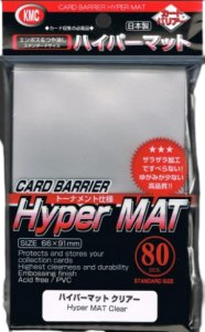 80 KMC Hyper mat Sleeves (Translucent)