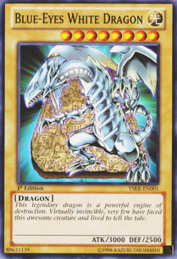 Blue-Eyes White Dragon (V.1 - Common)